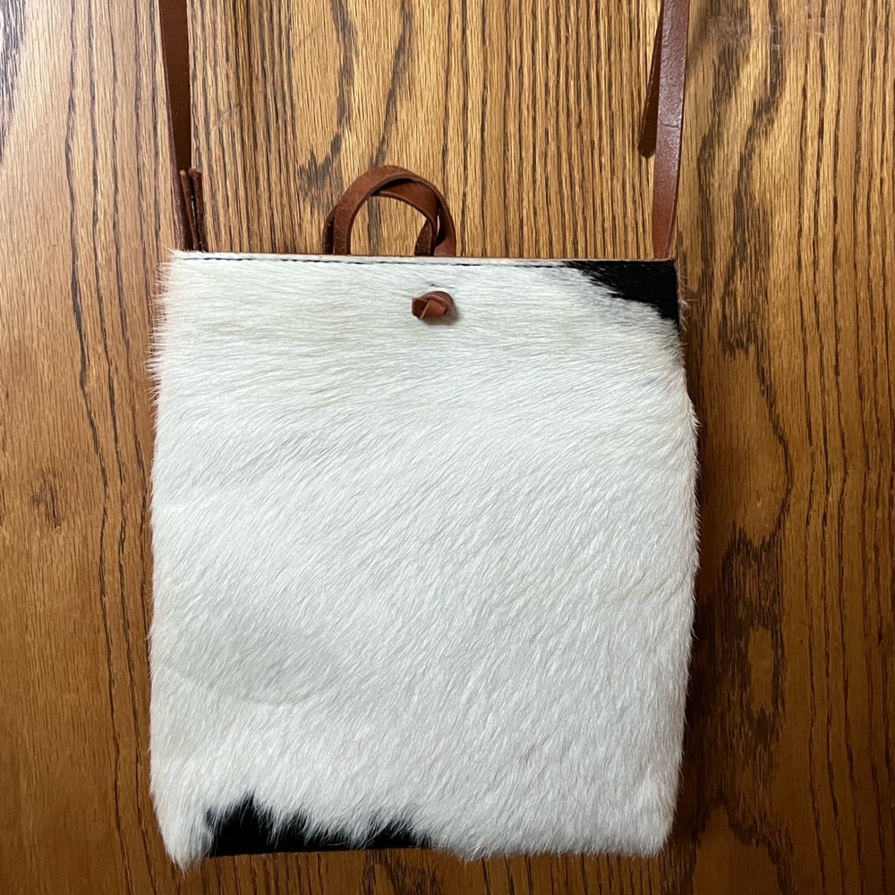 Madewell Brooklyn Crossbody calf hair AI308